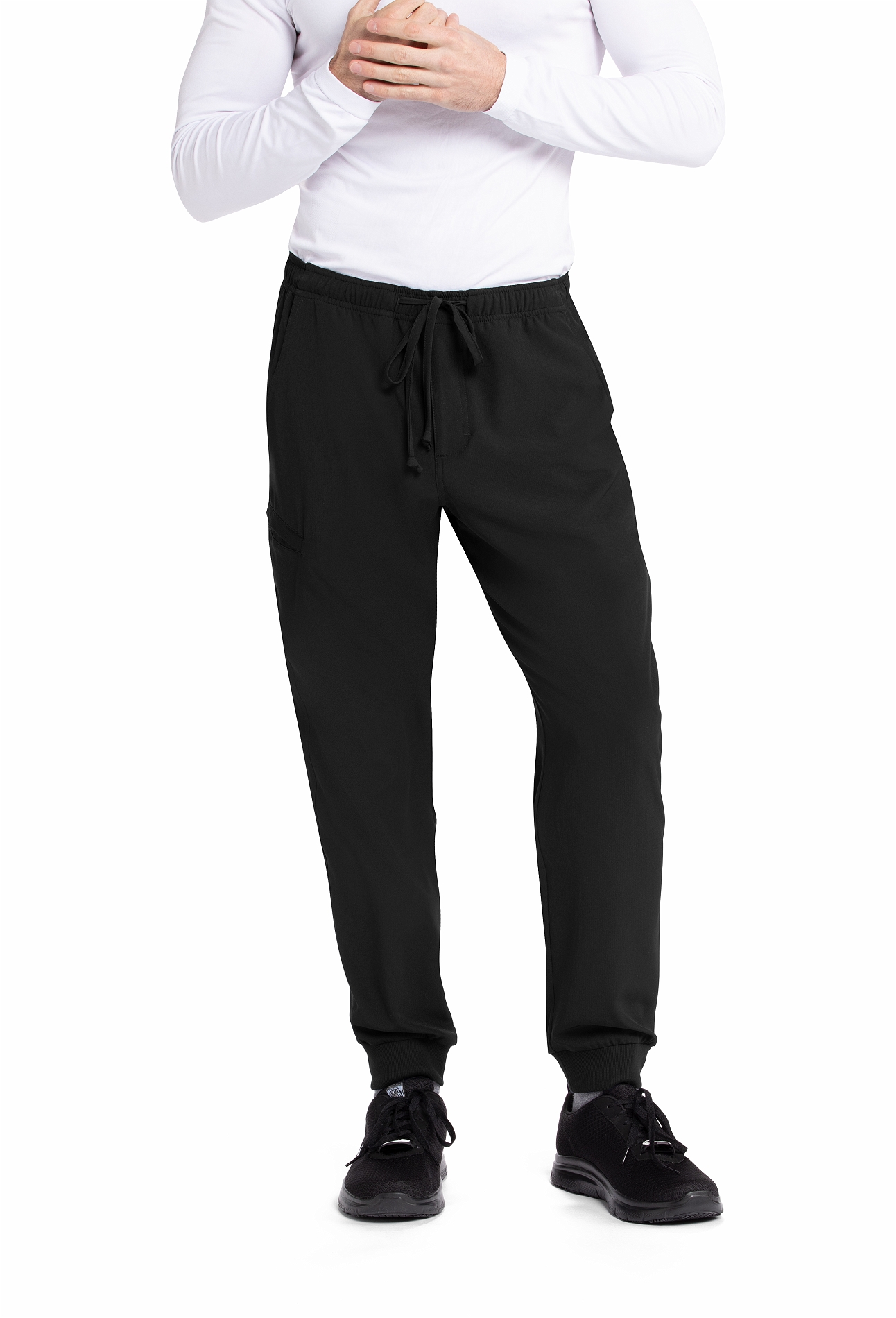 Mens Jogger Scrub Pants with Cargo Pocket (SKP551) - ScrubsCity.com