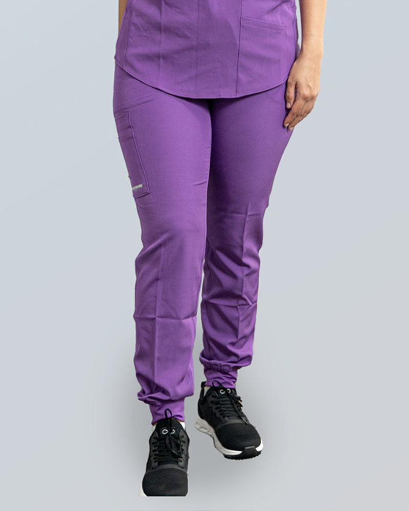 Womens Mid Rise Jogger Scrub Pants (SKP552) 